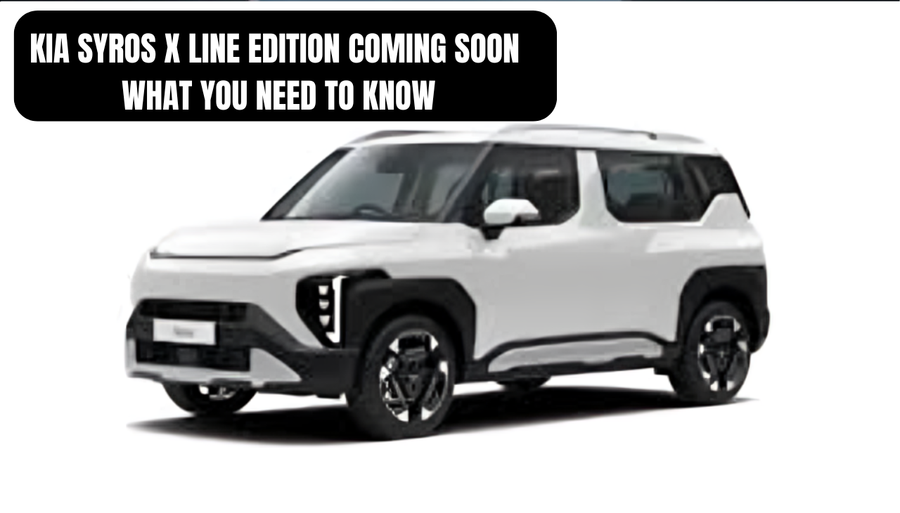 Kia Syros X Line Edition Coming Soon