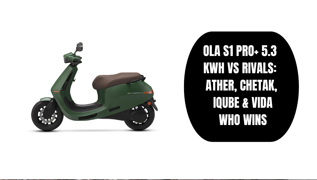 Ola S1 Pro+ 5.3 kWh vs Rivals